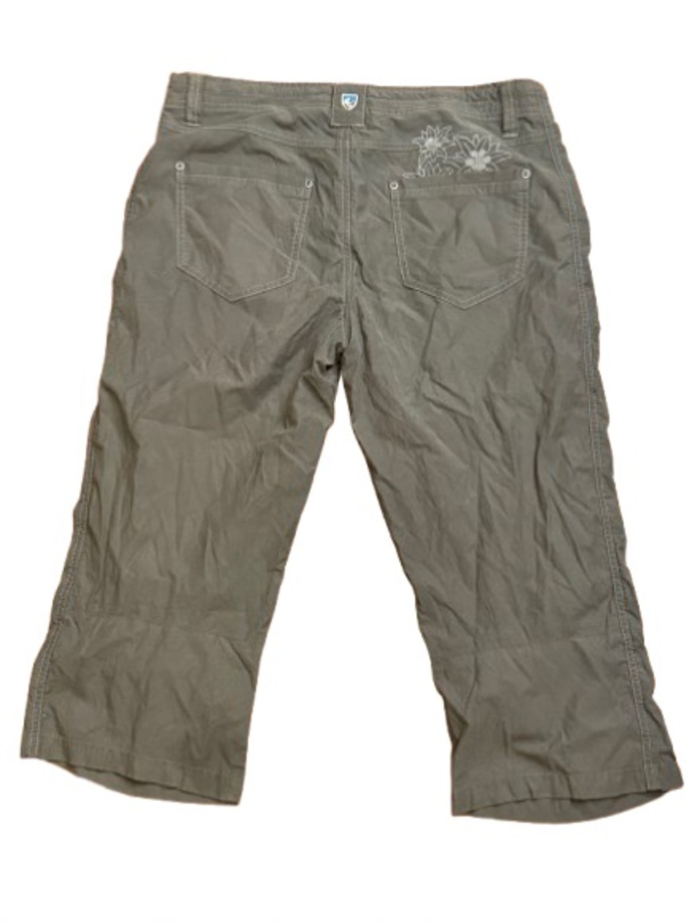KÜHL Womens Olive Hiking Kendra Capris Size 8 Outdoor Stretch Cargo Crop Pan - Picture 9 of 9